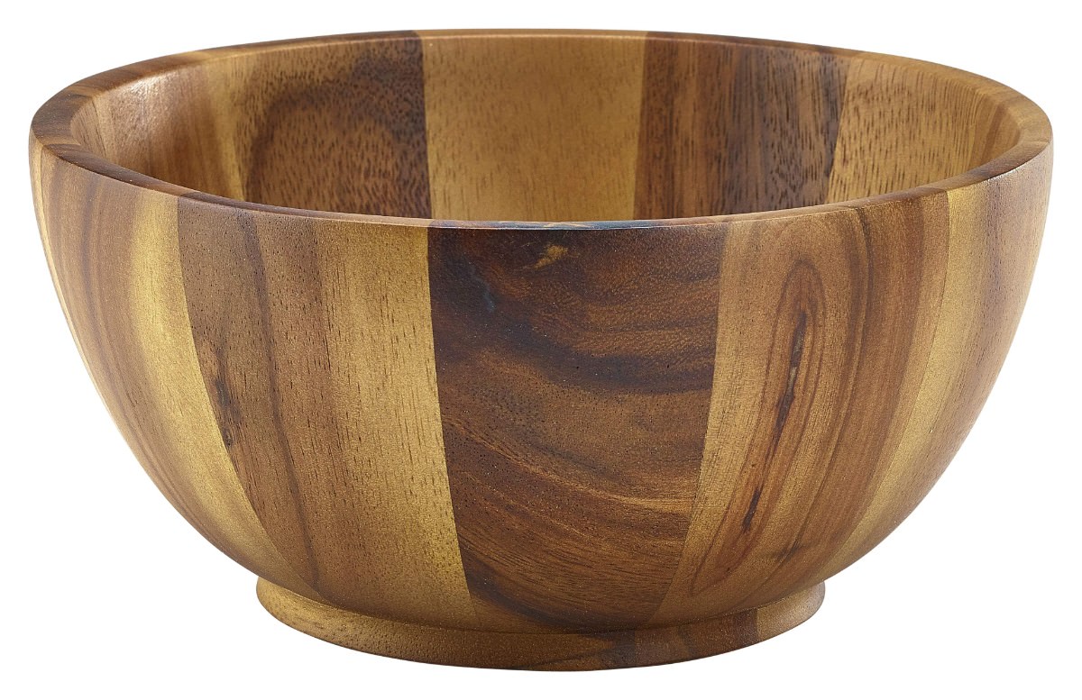 Acacia Wood Bowl Dia X Cm Catering Products Direct