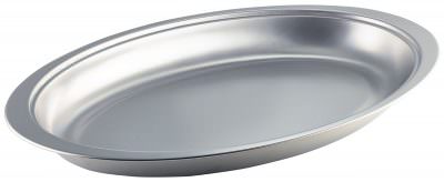 S/St.Oval Banqueting Dish 20"