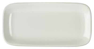 Royal Genware Rectangular Rounded Edge Plate 25 x 13cm