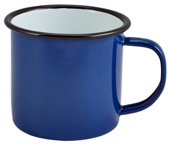 Enamel Mug Blue 36cl/12.5oz Catering Products Direct