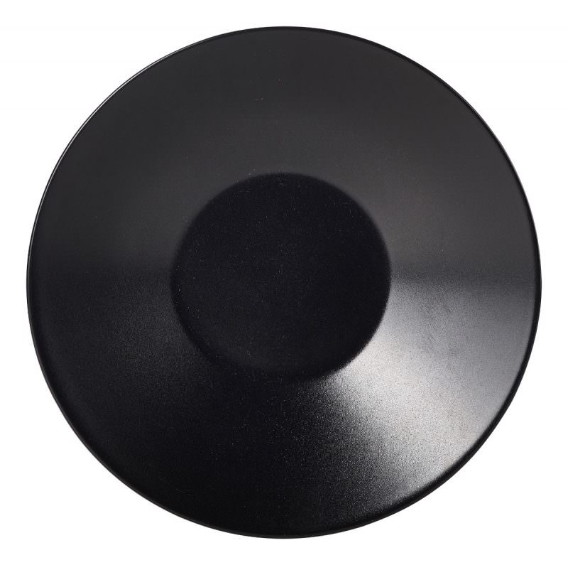 Luna Soup Plate 23 Dia x 5cm H Black Stoneware