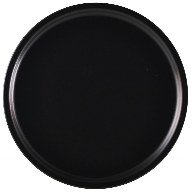 Luna Pizza Plate 33cm Dia Black Stoneware
