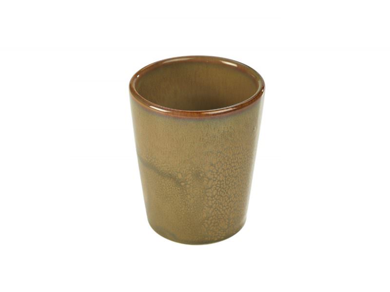 Terra Stoneware Rustic Brown Conical Cup 10cm