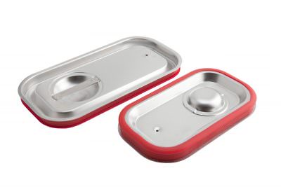 St/St Gastronorm Sealing Pan Lid 1/6