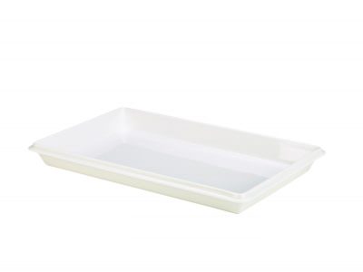 Royal Genware Gastronorm Dish 1/1 White  55mm