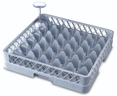 Genware 36 Comp Glass Rack With 3 Extenders