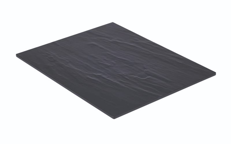 Slate Melamine Platter GN 1/2 32.5X26.5cm