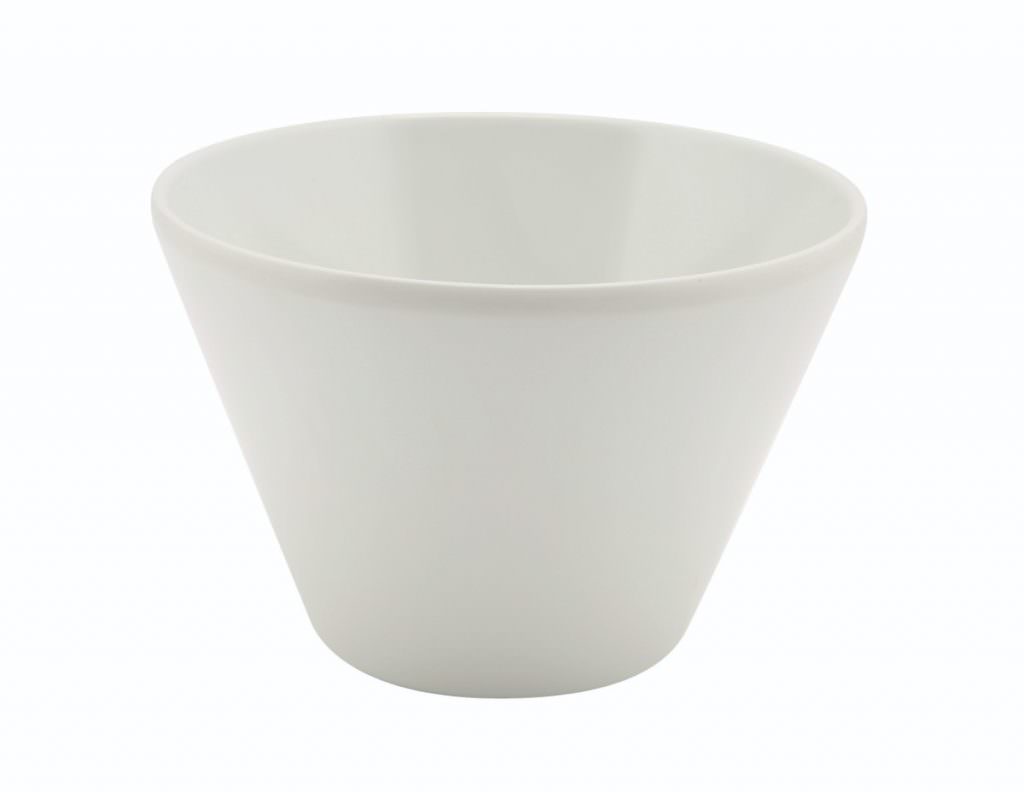 White Melamine Conical Buffet Bowl 15.7cm - Catering Products Direct