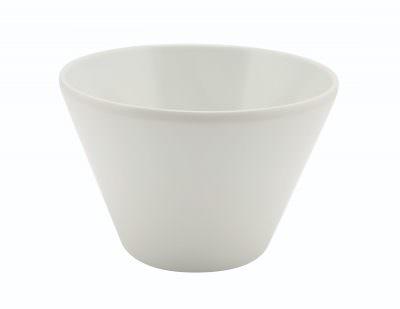 White Melamine Conical Buffet Bowl 15.7cm