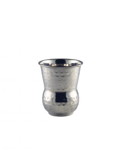 Moroccan Stainless Steel Hammered Tumbler 40cl/14oz