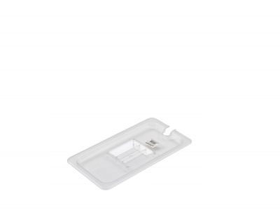 1/3 Polycarbonate GN Notched Lid Clear