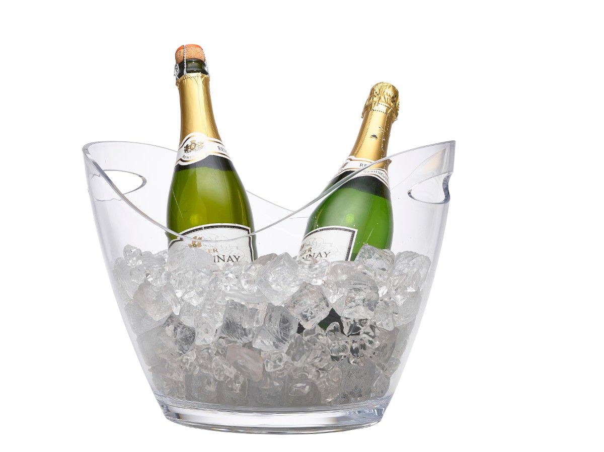 Clear Plastic Champagne Bucket Large Catering Products