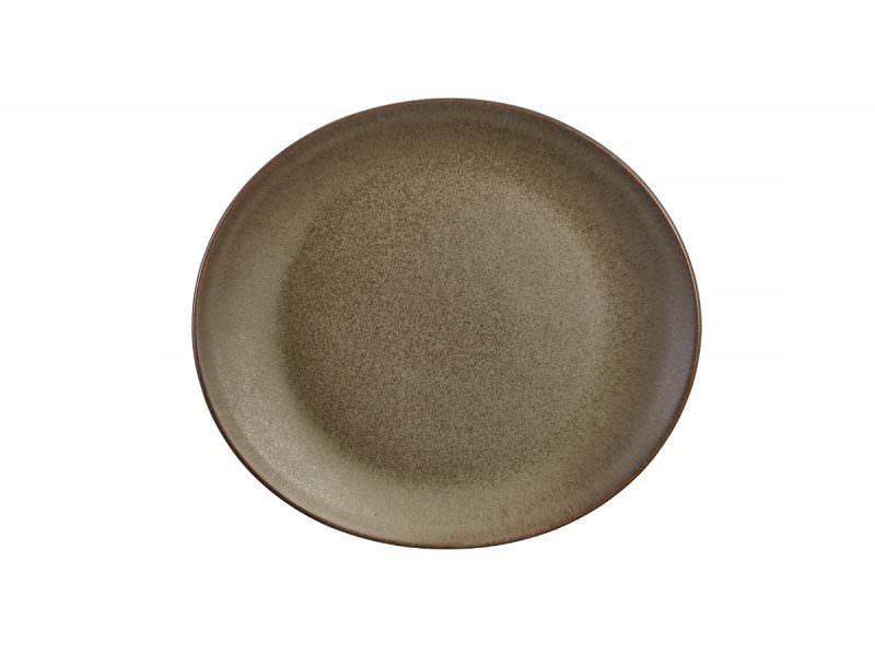 Terra Stoneware Antigo Oval Plate 21x19cm