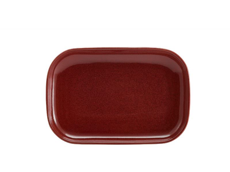 Terra Stoneware Rustic Red Rectangular Plate 29 x 19.5cm