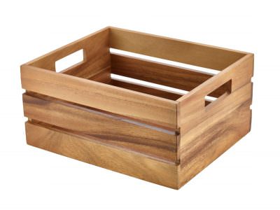 Acacia Wood Box/Riser GN 1/2