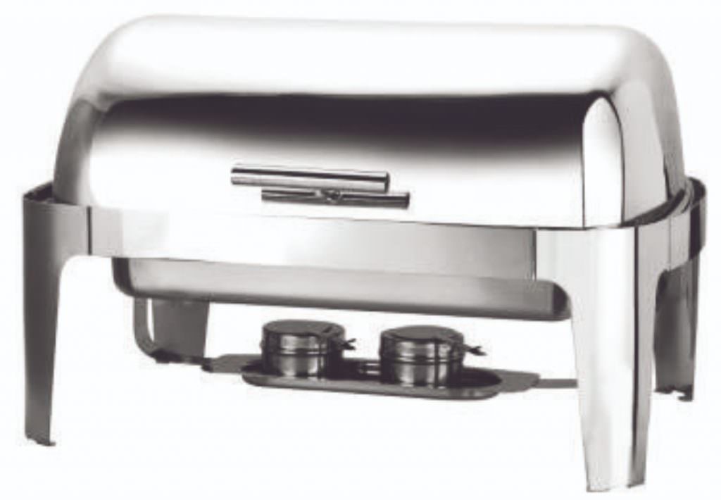 Chafing Dish Warmer Bain Marie + 2x GN1/2 Ceramic & SS Pans Chafer Set
