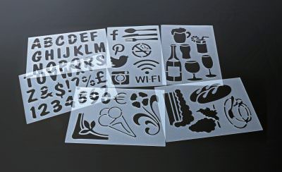 Set Of 6 Stencils