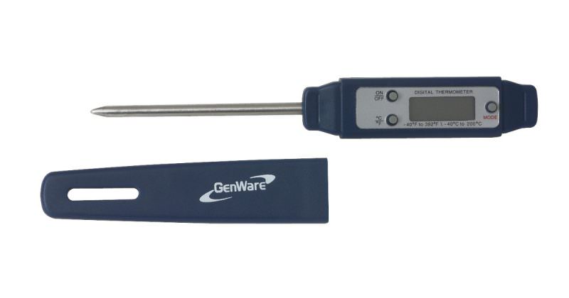 Genware Waterproof Digital Probe Thermometer