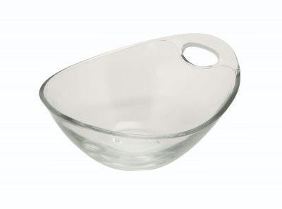Handled Glass Bowl 12cm Dia