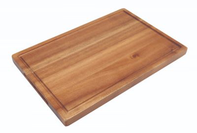 Genware Acacia Wood Serving Board 34 x 22 x 2cm