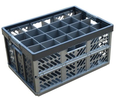 Glassware Storage Crate - Folding (24 cells)