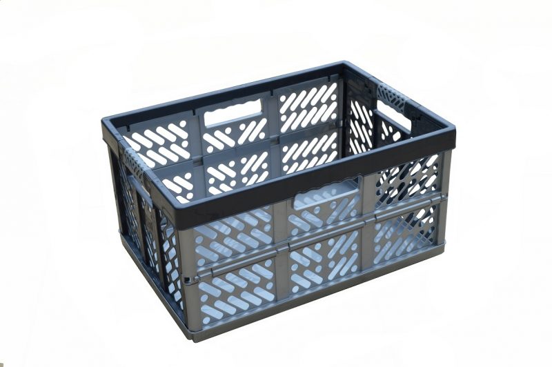 1. Folding Crate - Glassware Box, 6 cells