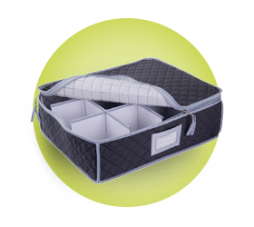 Quilted Cup / Mug and Glassware Storage Cases