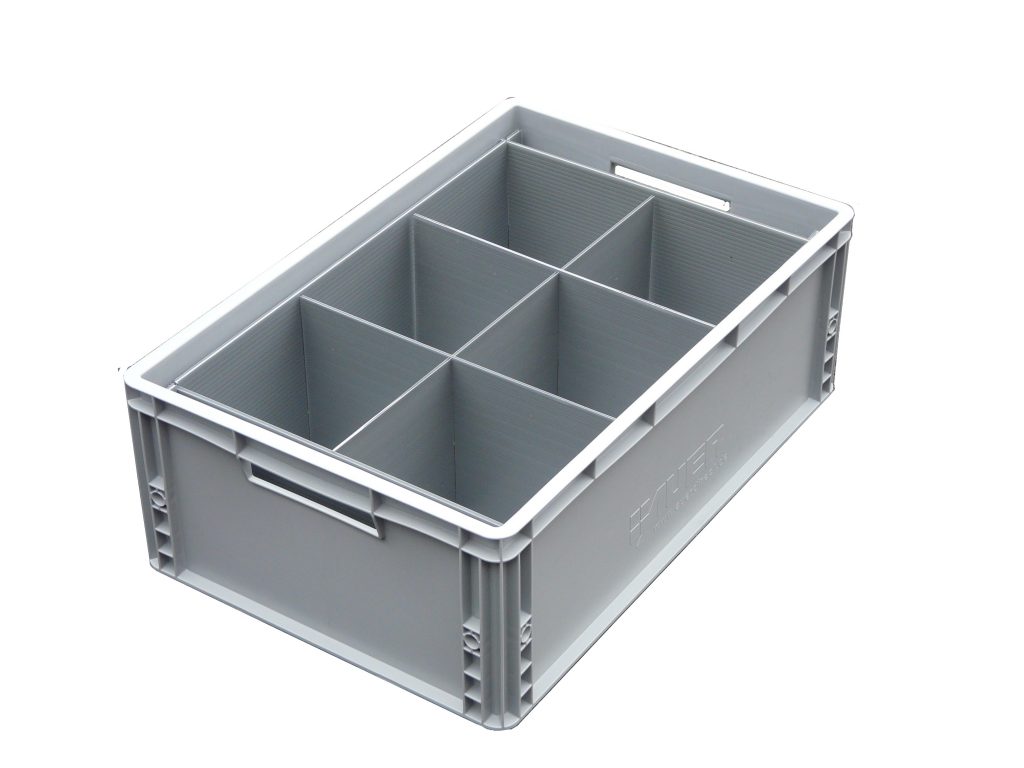 Euro Crate = 6 cells Glass max height = 150mm Glass width range = 112mm to 163mm Catering