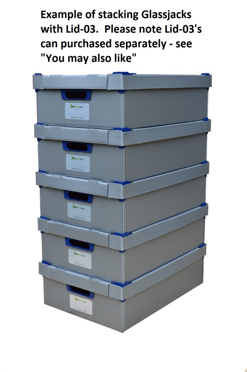 Stackabe Corrugated Plastic Box With Dividers-Correx Manufacturer