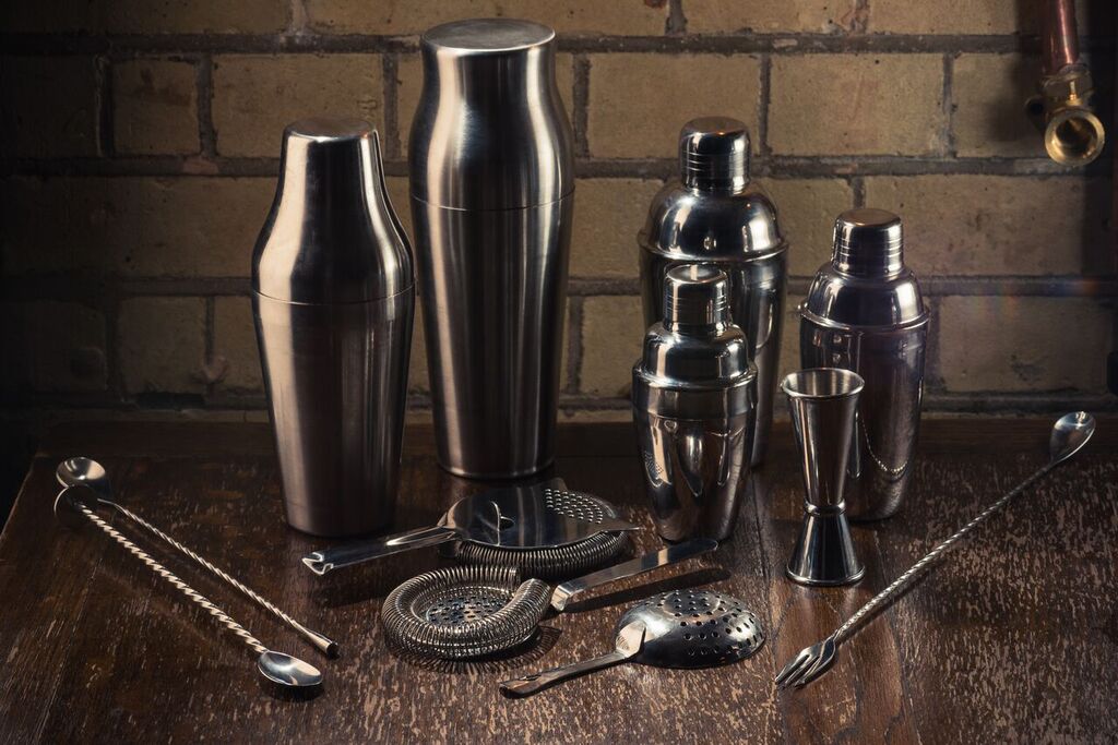 Cocktail Shakers and Cans