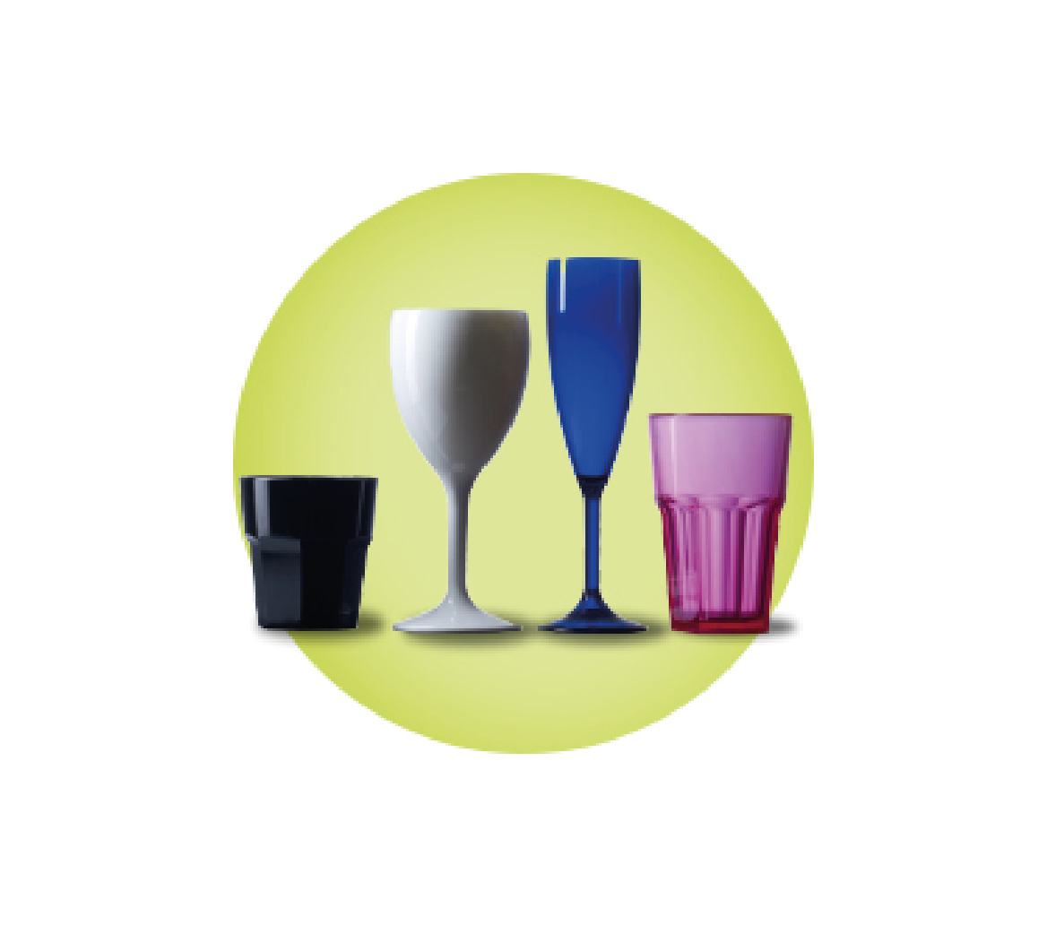 Elite Coloured Polycarbonate Glasses