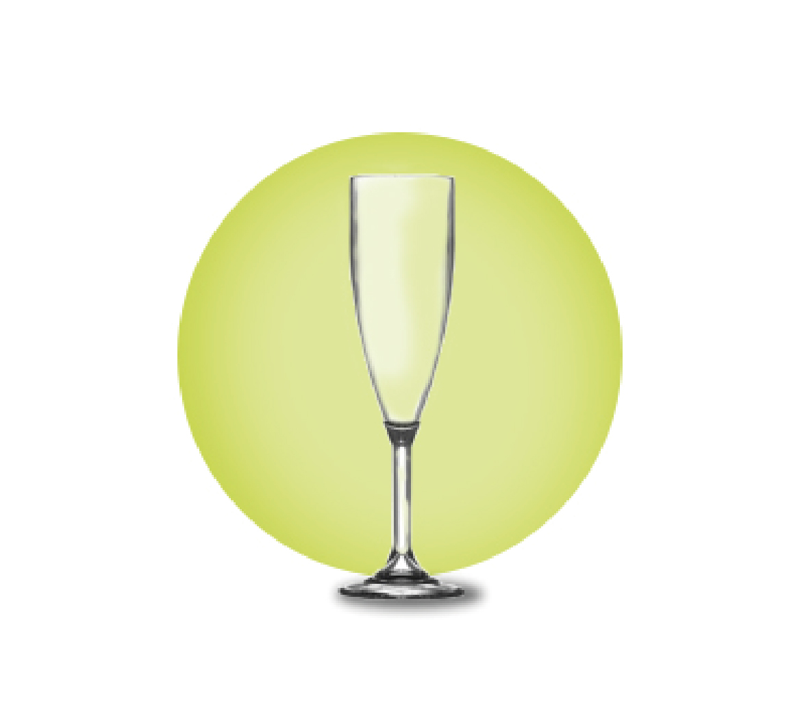 Elite Champagne Flutes - CE Marked