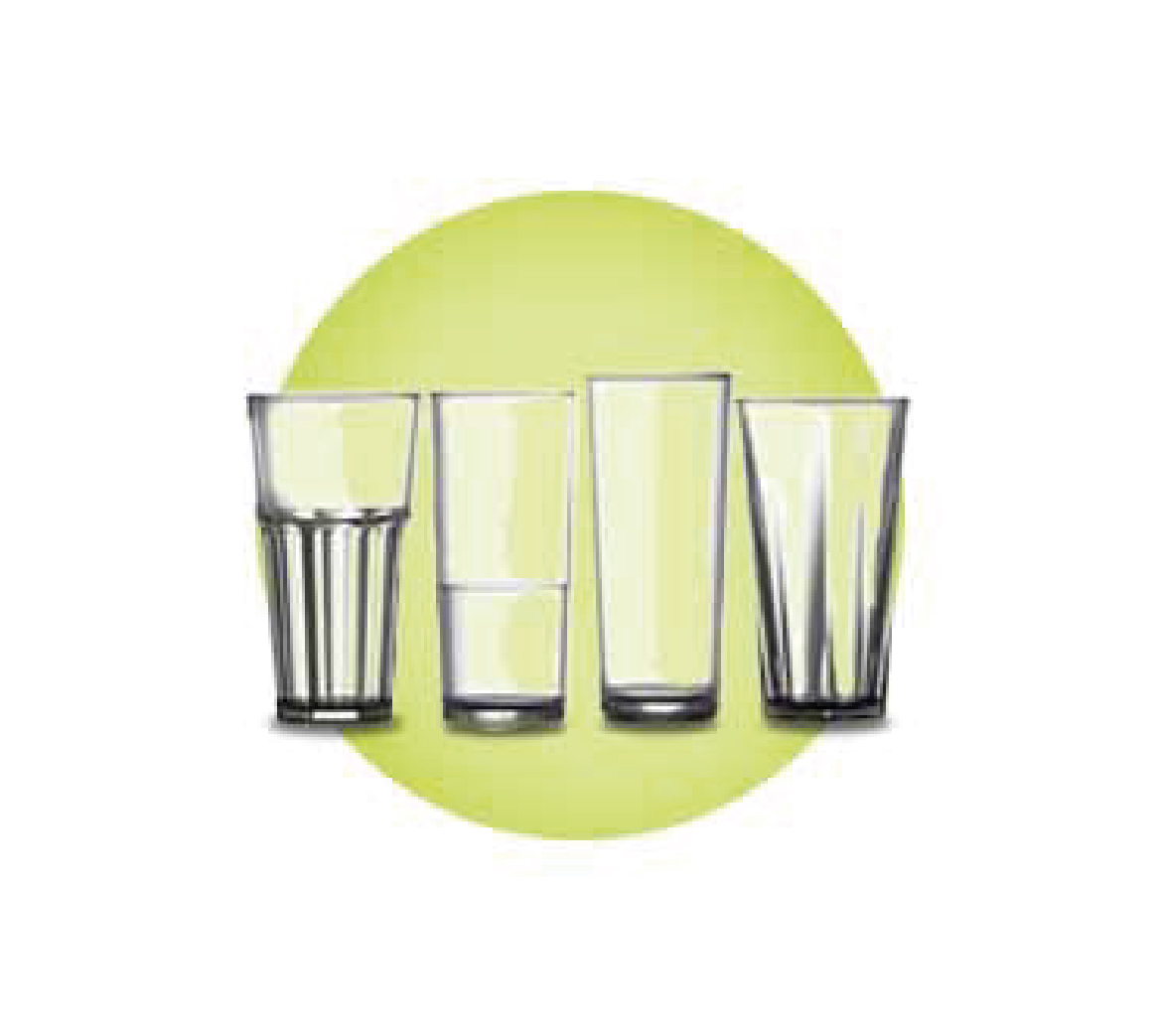 Elite Nucleated Glasses - Polycarbonate