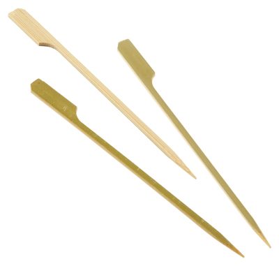 Bamboo Gun Shaped Paddle Skewers 15cm/6" (100pcs)