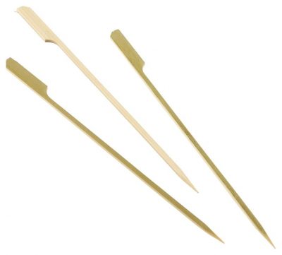 Bamboo Gun Shaped Paddle Skewers 21cm/8.25" (100pcs)
