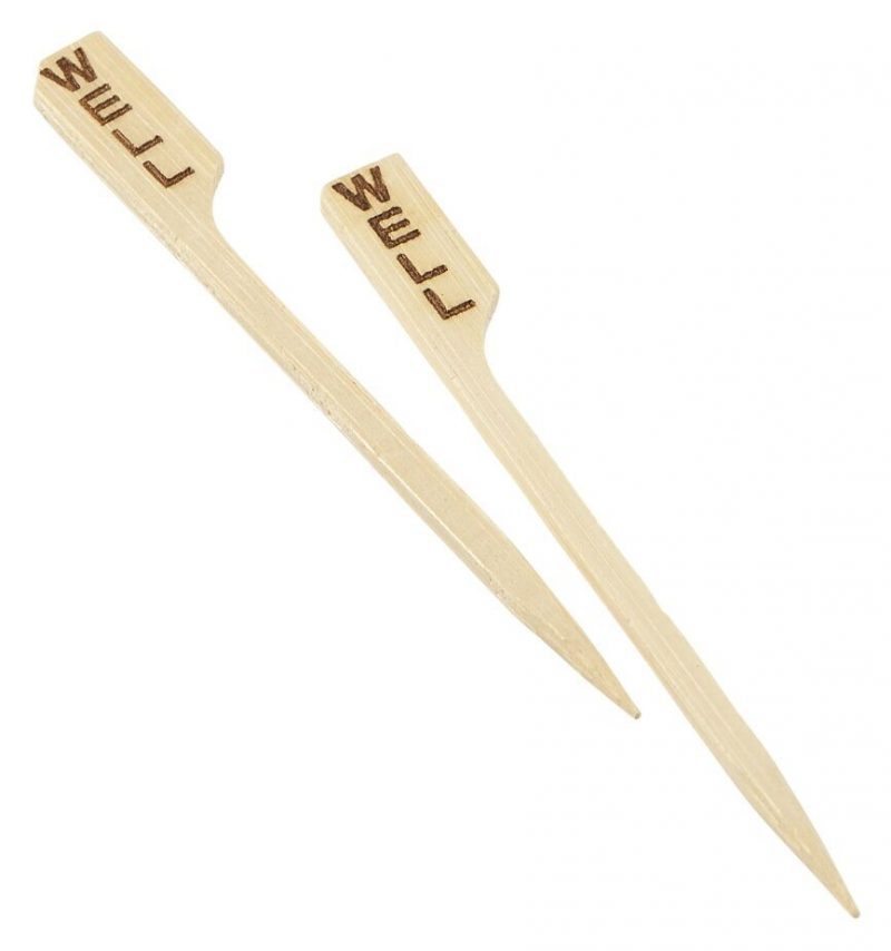 Bamboo Steak Markers 9cm/3.5" Well (100pcs)