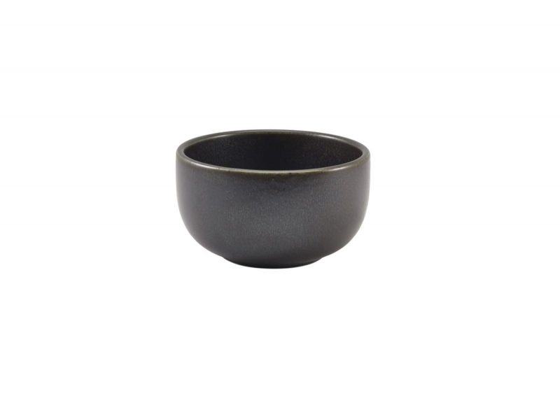 Terra Porcelain Black Round Bowl 12.5cm