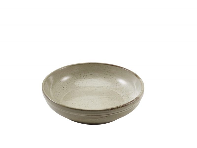 Terra Porcelain Grey Coupe Bowl 23cm