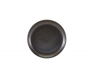 Terra Porcelain Black Coupe Plate 24cm Terra Porcelain Black Coupe Plate 24cm
