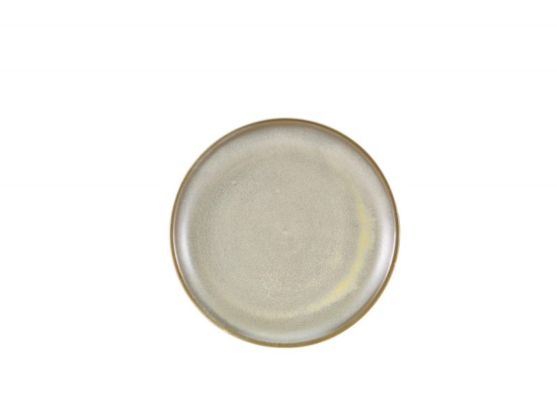 Terra Porcelain Matt Grey Coupe Plate 24cm