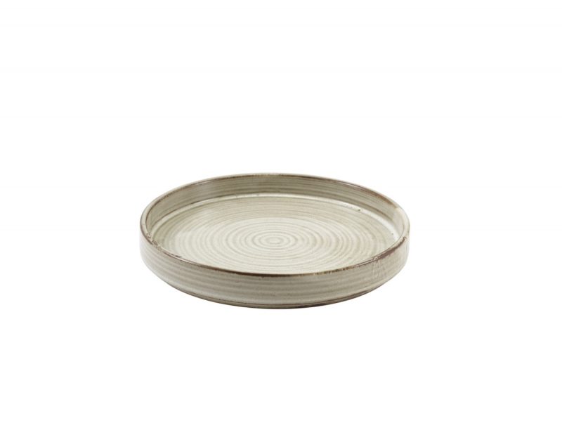 Terra Porcelain Grey Presentation Plate 21cm