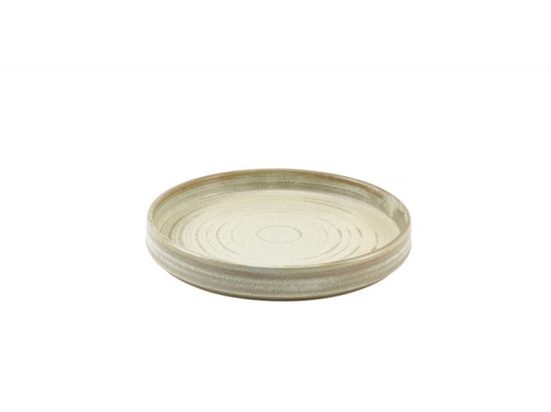 Terra Porcelain Matt Grey Presentation Plate 21cm