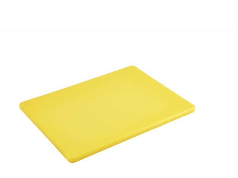 Yellow Poly Cutting Board 12 x 9 x 0.5"