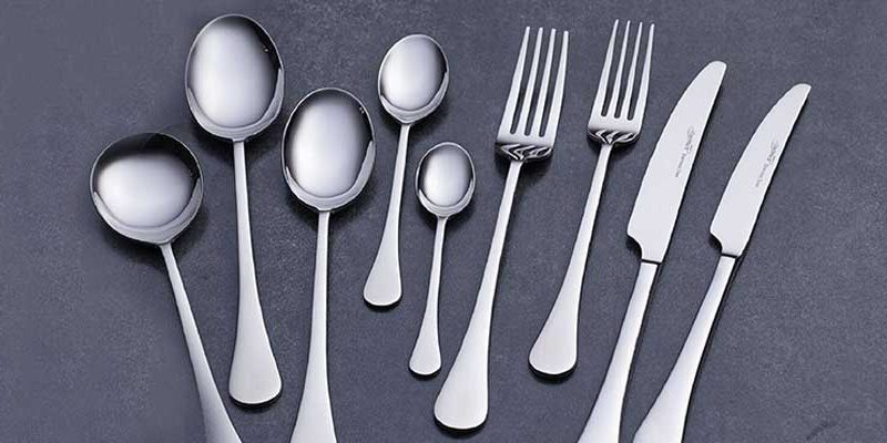 Fork Zooarts Telescopic Stainless Steel Spoon Fork Table Cutlery 