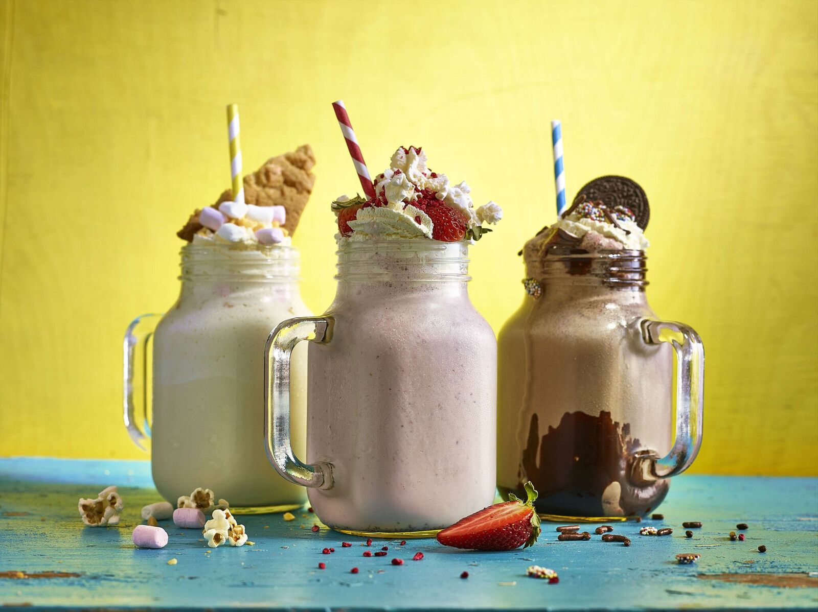 Mason Jars & Mini Milk Bottles