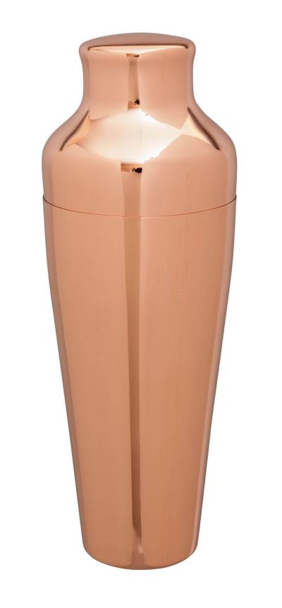 Beaumont Mezclar 550 ml Copper Plated Art Deco Shaker