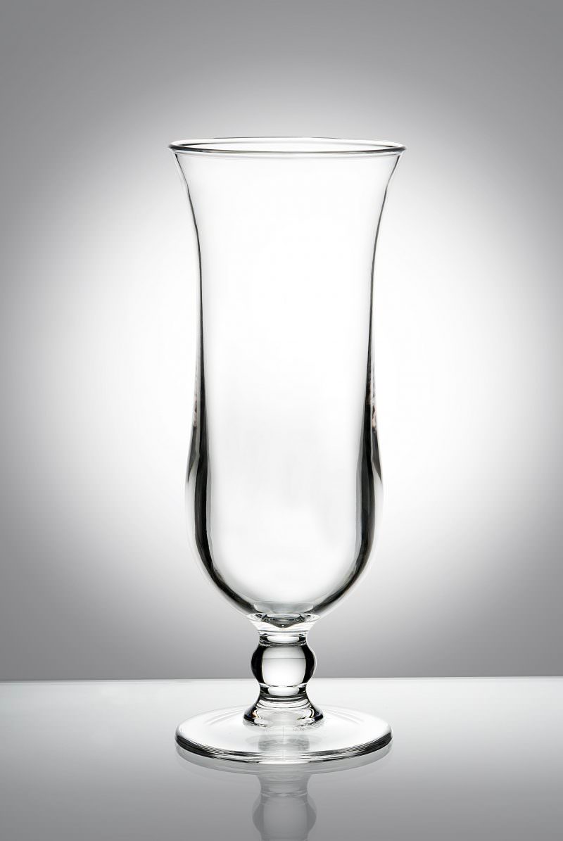 Hurricane Premium Cocktail Reusable Plastic Glasses - 4 Pack