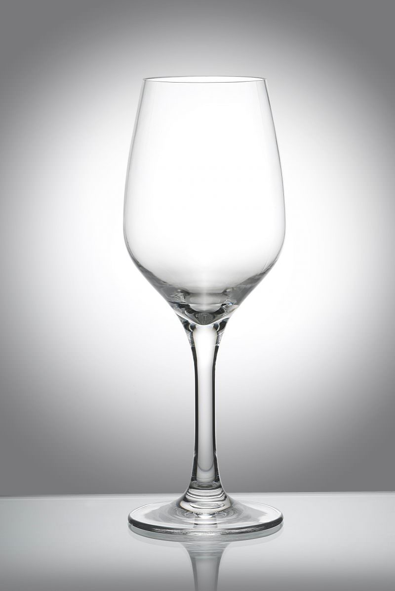 Premium Plastic Wine Glasses - Reusable - 38 cl / 12.8 oz - 6 Pack