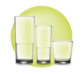 Stacking Plastic Glasses - In2stax