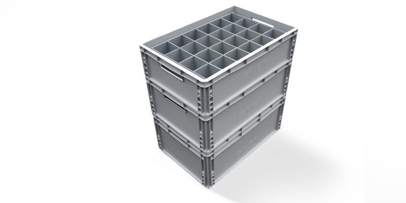 euro_crate glass storage container